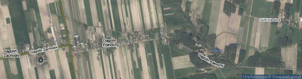 Zdjęcie satelitarne Gągolin Północny ul.